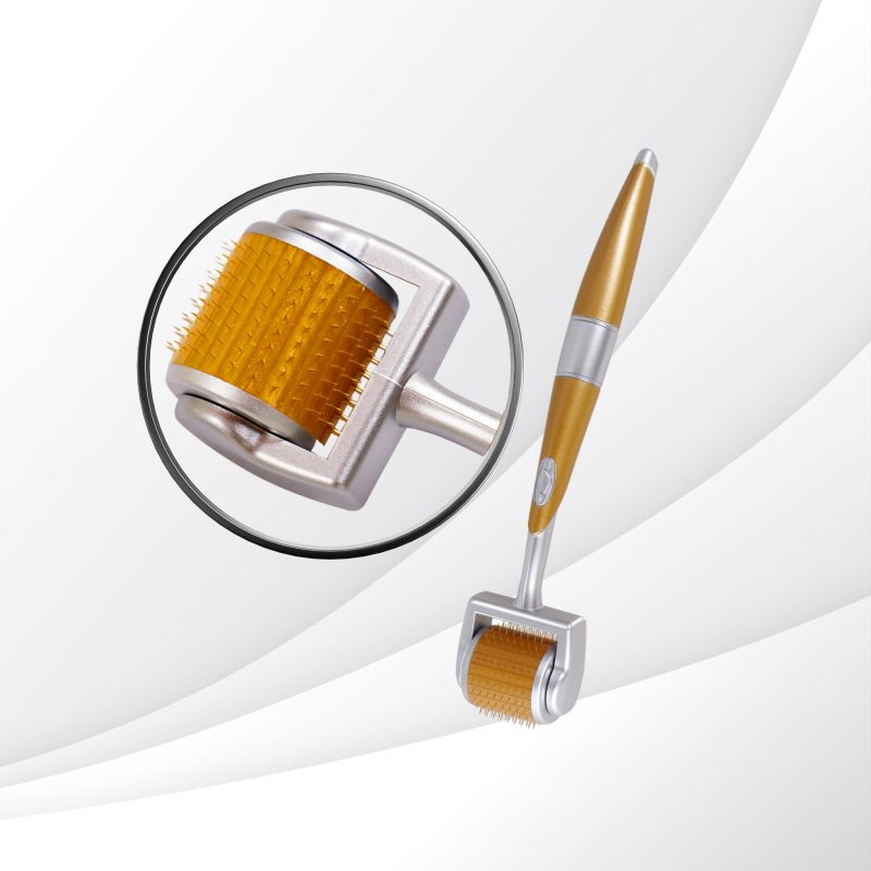 ZGTS Derma Roller 0.5mm Golden - Image 3