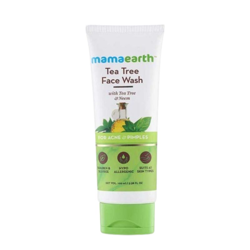 MAMAEARTH Tea Tree & Salicylic Acid Oil-Free Face Moisturizer | with Anti Acne & Anti Pimples Properties | Controls Oil & Gives Long Lasting Hydration | Non-Comedogenic | 2.71 Fl Oz/80 ml