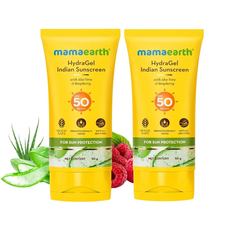Mamaearth HydraGel Sunscreen | SPF 50 & PA++++ Sun Protection (50ml) - Image 2
