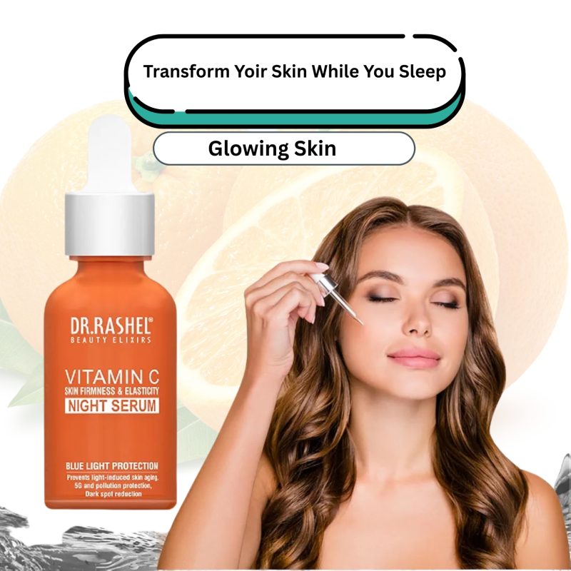 DR.Rashel Vitamin C Night Face Serum for Men & Women - Image 2
