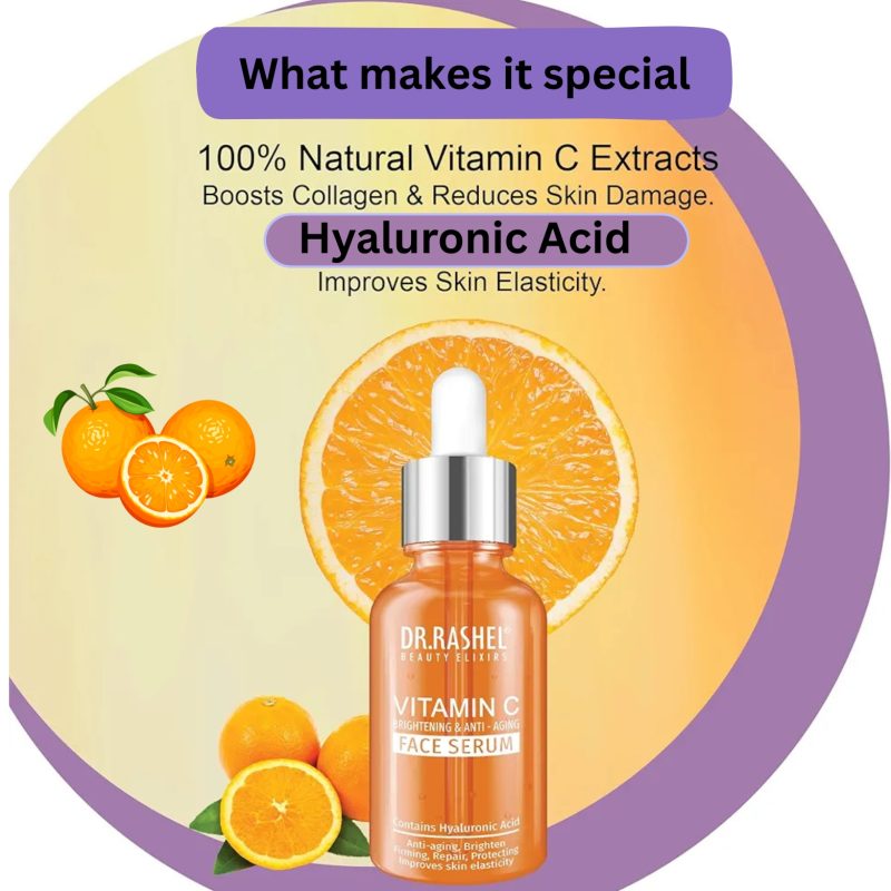 DR.Rashel Vitamin C Face Serum for men & women - Image 2