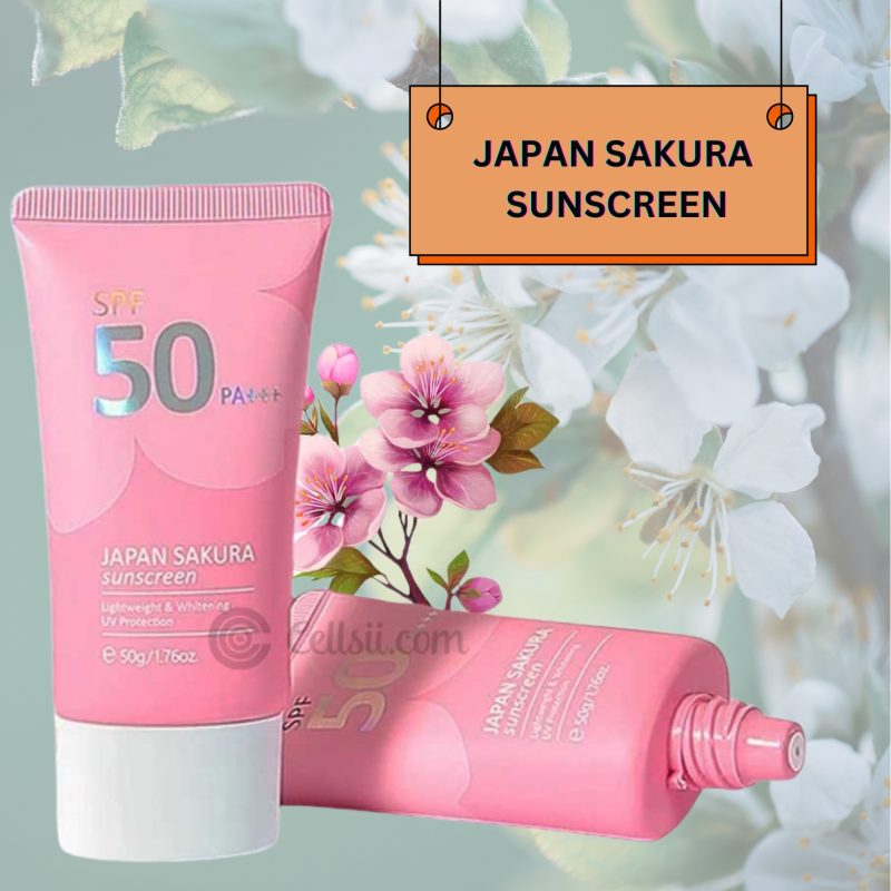 Laikou Japan Sakura Moisture Sunscreen SPF 50PA+++ - Image 3