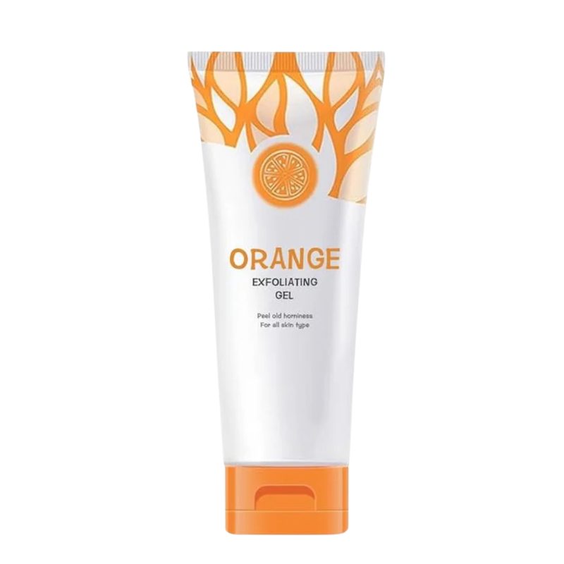 Orange Exfoliating Gel Scrub Face Body Skin Peeling Gel Face Scrub Deep Cleansing Moisturizing Facial Exfoliator 50g